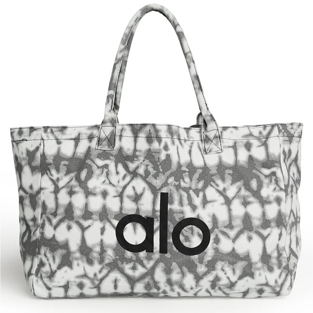 Alo Yoga Grey Tiedye One Size Shopper Tote Bag